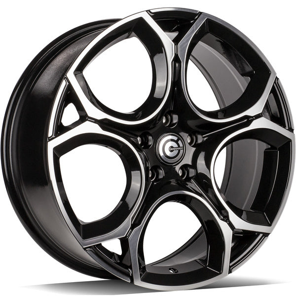 Alu kola Carbonado UNIQUE 8x19 5x112 ET45 57.1 Black Front Polished | Wheelsup.cz