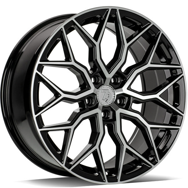 Alu kola seventy9 SV-K 8.5x19 5x120 ET35 72.6 Black Front Polished | Wheelsup.cz