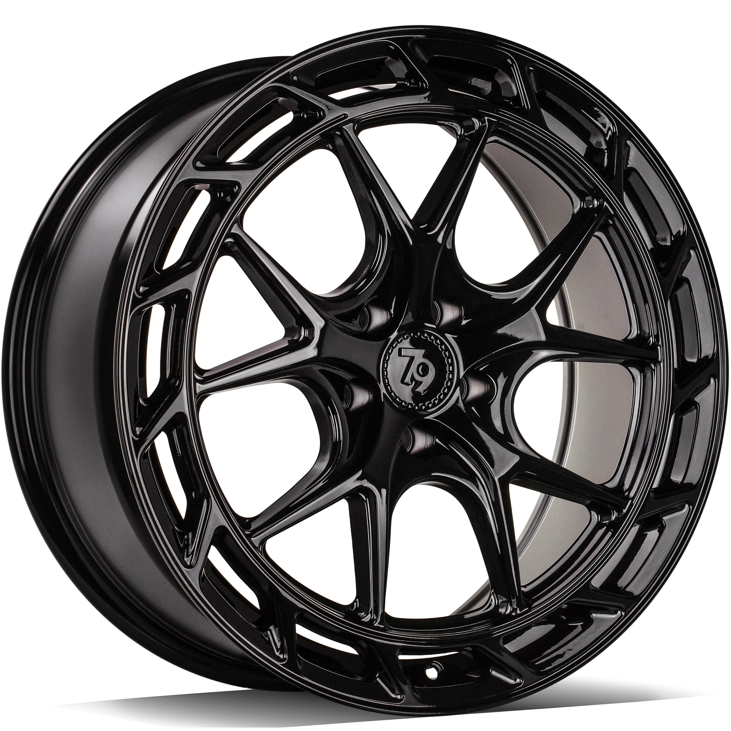 Alu kola seventy9 SCF-W 9x20 5x112 ET30 66.6 Black Glossy | Wheelsup.cz