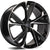 Alu kola Carbonado Luxury 9x20 5x112 ET30 66.5 Black Front Polished
