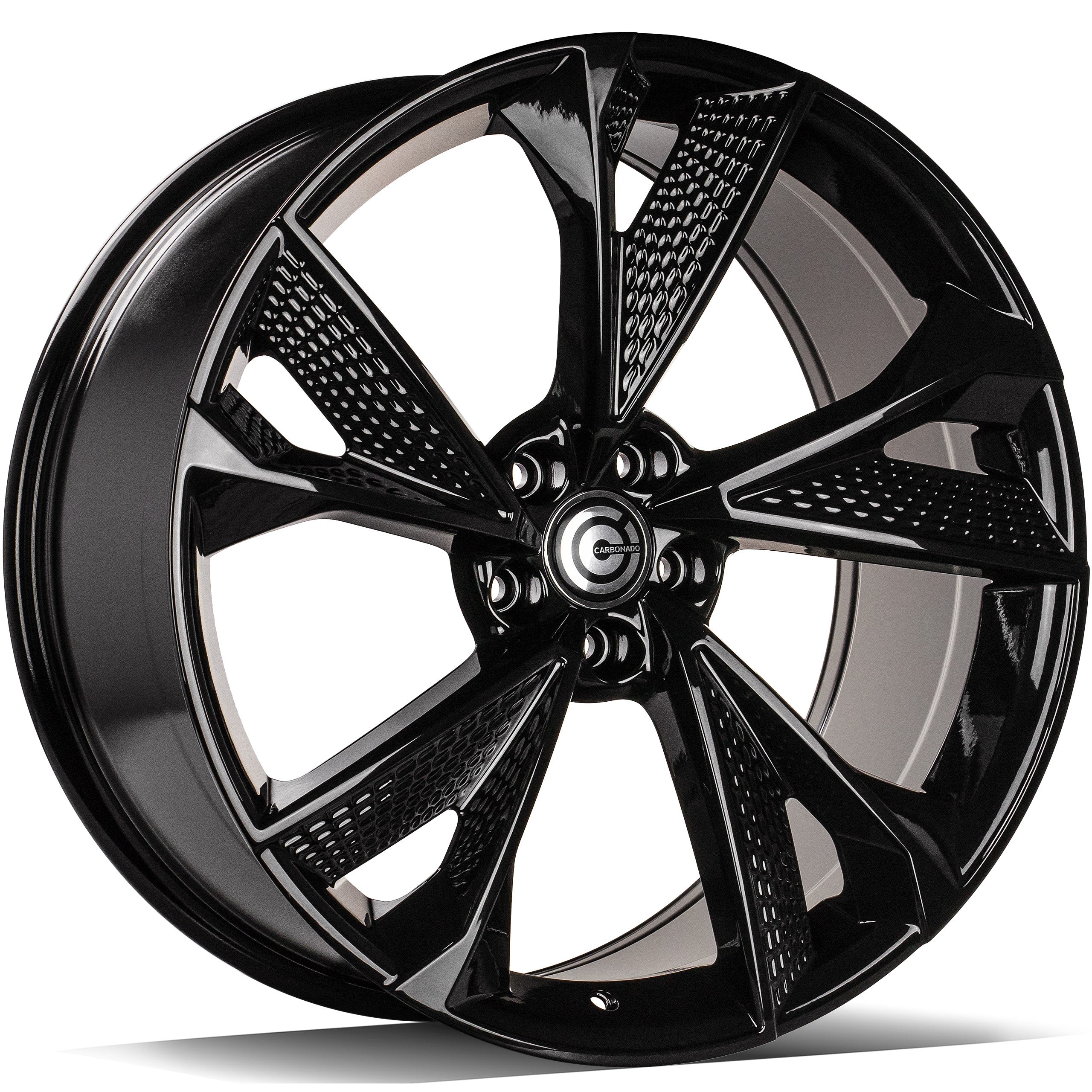 Alu kola Carbonado Luxury 9x20 5x112 ET30 66.45 Black Glossy | Wheelsup.cz