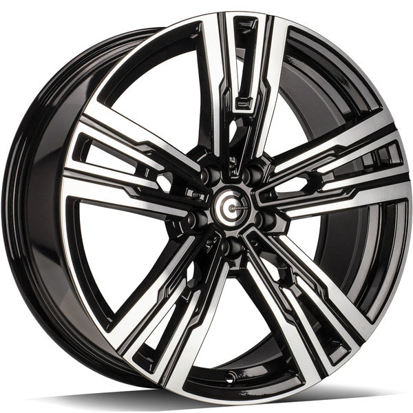 Alu kola Carbonado Vampire 8.5x20 5x112 ET25 66.6 Black Front Polished | Wheelsup.cz