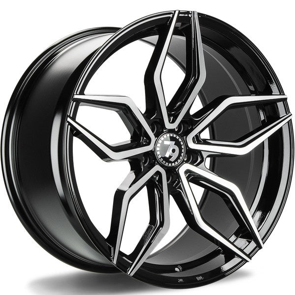 Alu kola seventy9 SCF-D 10.5x20 5x120 ET40 74.1 Black Front Polished | Wheelsup.cz