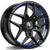 Alu kola seventy9 SV-B 8.5x20 5x120 ET35 74.1 Black Glossy Blue Inner Lip
