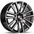 Alu kola Carbonado Knockout 9x21 5x108 ET38 67.1 Black Front Polished