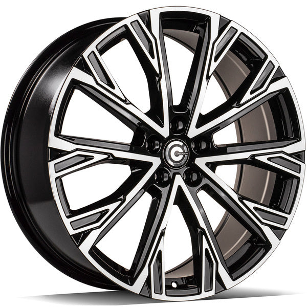 Alu kola Carbonado Tool 8.5x21 5x112 ET43 66.45 Black Front Polished | Wheelsup.cz