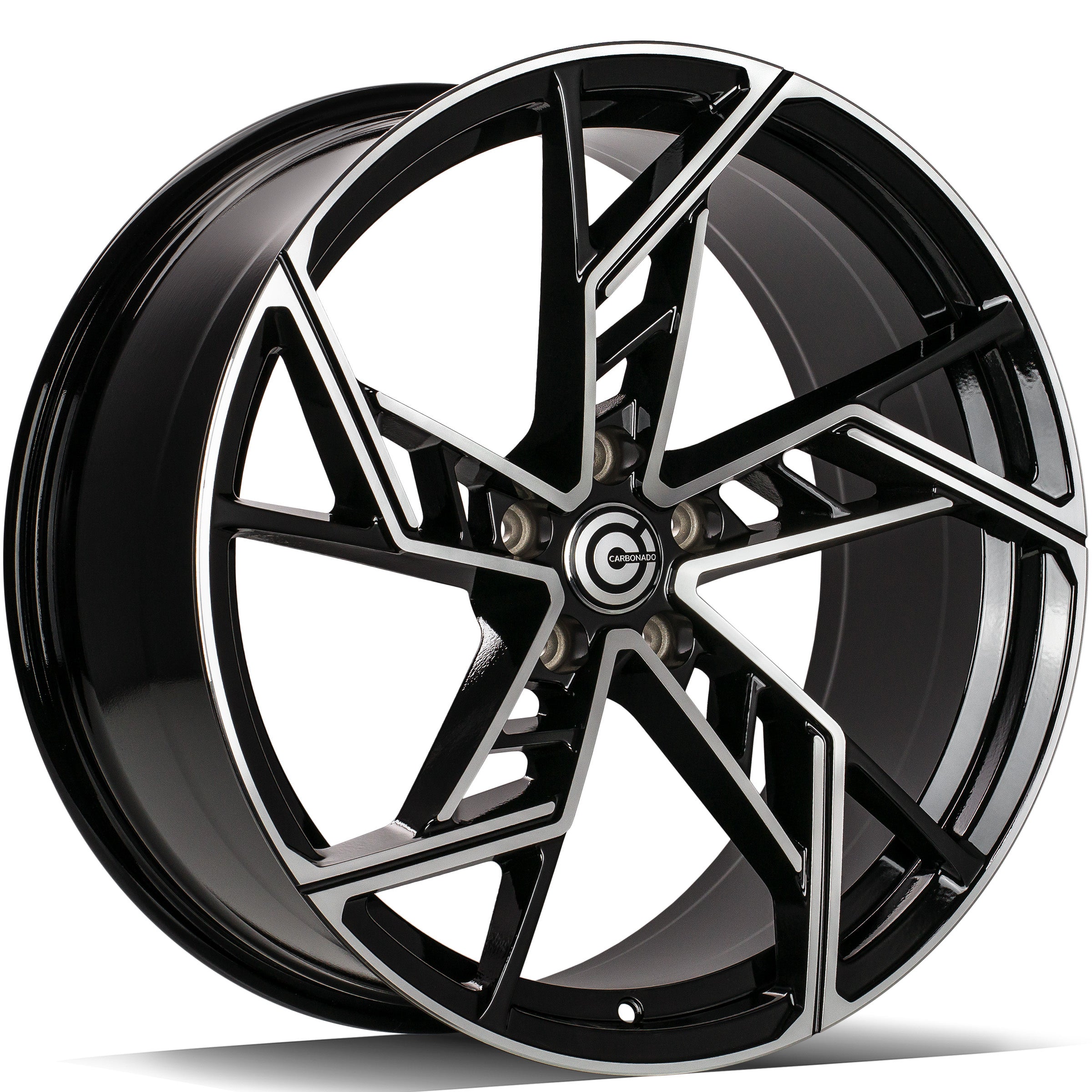Alu kola Carbonado Evil 10x22 5x112 ET20 66.45 Black Front Polished | Wheelsup.cz