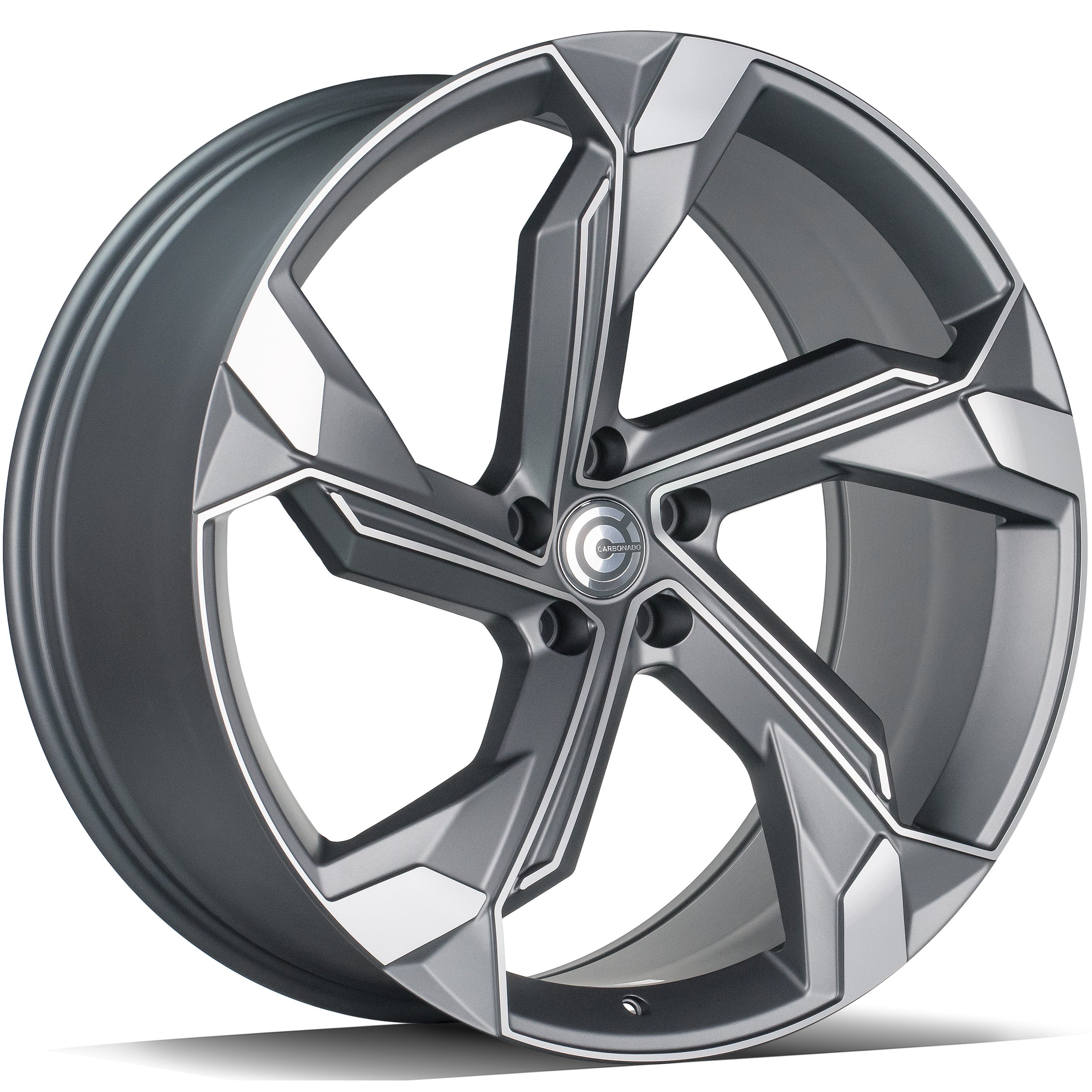Alu kola Carbonado Superstar 10x22 5x112 ET20 66.45 Matt Anthracite Front Polished | Wheelsup.cz
