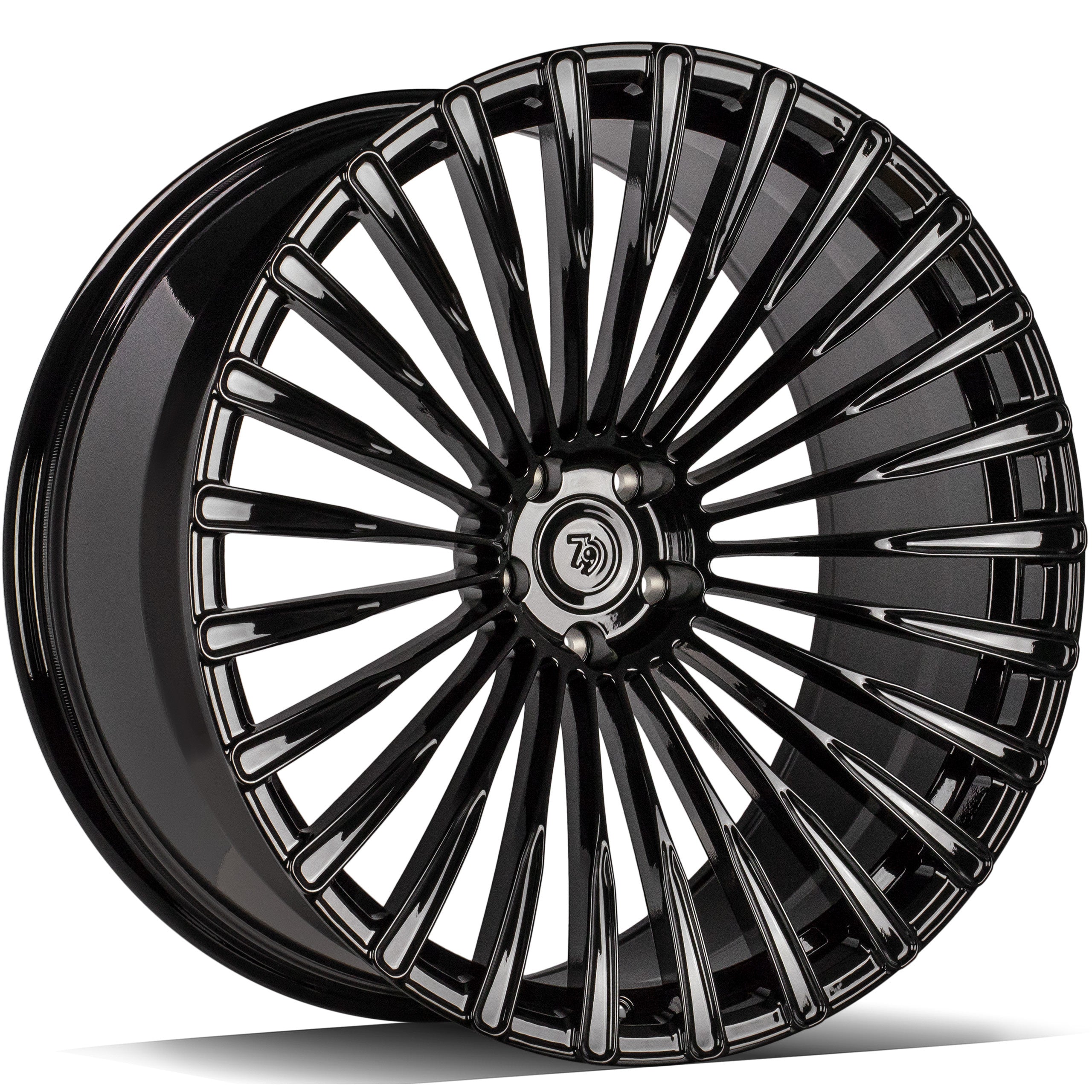 Alu kola seventy9 MF.1 9.5x20 5x112 ET40 66.6 Black Glossy | Wheelsup.cz