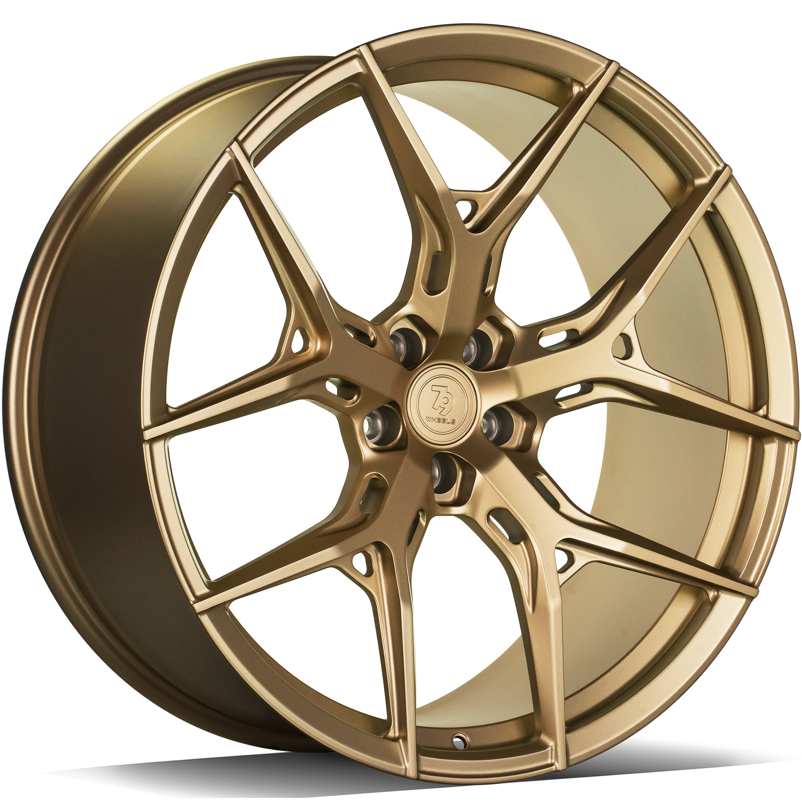 Alu kola seventy9 MF.4 10x22 5x112 ET20 66.6 Matt Gold | Wheelsup.cz