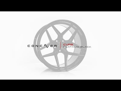 Alu kola Concaver CVR2 19x8,5 ET45 5x114,3 Platinum Black | Wheelsup.cz