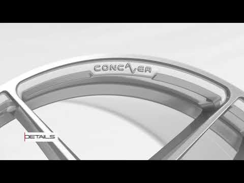 Alu kola Concaver CVR3 19x8,5 ET45 5x114,3 Brushed Titanium | Wheelsup.cz