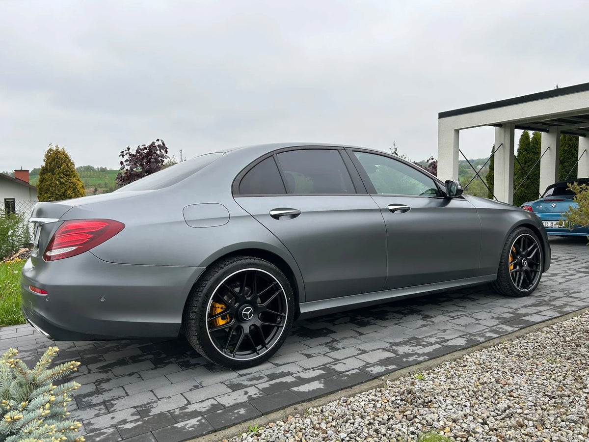 Alu kola pro Mercedes B5318 9x20 5x112 ET44 Black Half Matt & Polished Lip – na voze 4