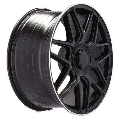 Alu kola pro Mercedes B5318 9x20 5x112 ET44 Black Half Matt & Polished Lip – detail 3