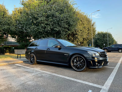 Alu kola pro Mercedes B5318 9x20 5x112 ET57 Black Half Matt & Polished Lip – na voze 1
