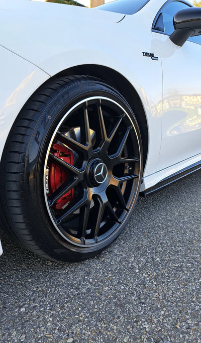 Alu kola pro Mercedes B5318 9x20 5x112 ET57 Black Half Matt & Polished Lip – na voze 3
