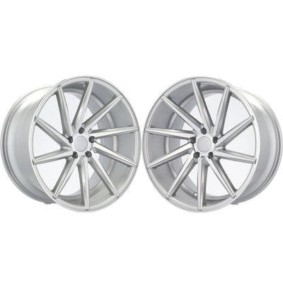 Alu kola Racing Line B1059 8x18 5x110 ET33 65.1 stříbrná – detail 2