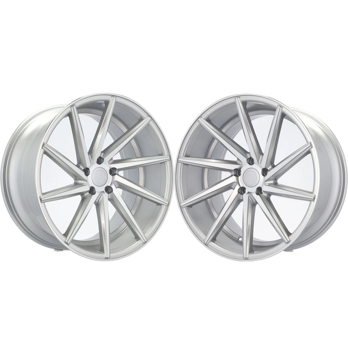 Alu kola replika Vossen B1059 10x20 5x114.3 ET38 73.1 Polished Silver & Powder Coating – detail 2