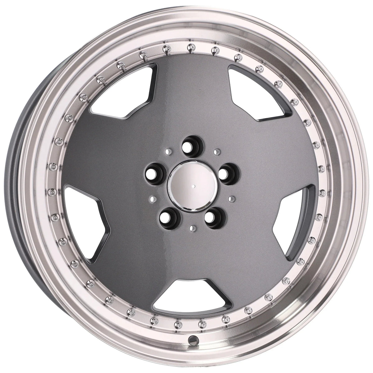 Alu kola pro Mercedes B5852 8x18 5x112 ET35 66.6 šedá – detail 1