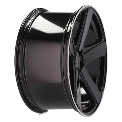 Alu kola pro Porsche FE023 9x21 5x112 ET26 66.6 Black & Polished Lip – detail 3