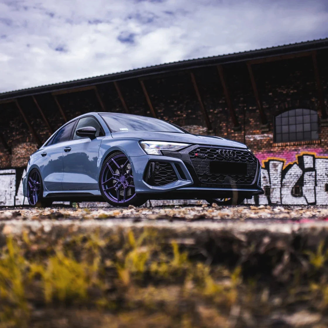 Ráfky na Audi A3 S3 RS3 Concaver CVR5 Gloss Blue Purple Chameleon