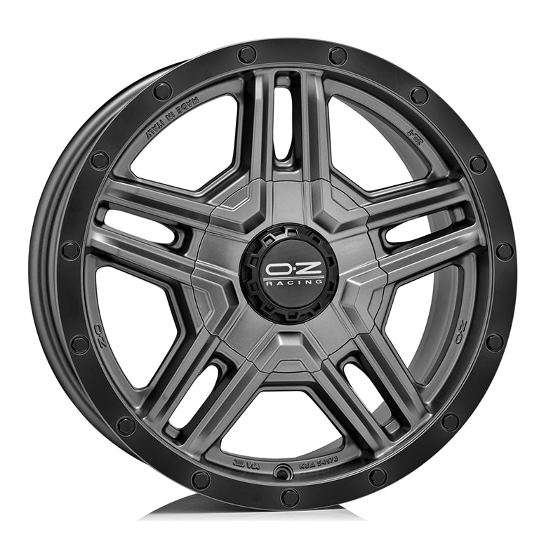 Alu kola OZ RALLY ADVENTURE 8x17 6x139.7 ET44 Matt Graphite / Black Lip