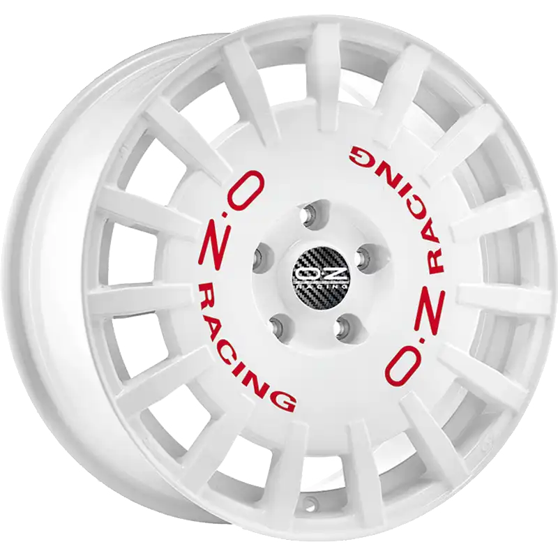 Alu kola OZ RALLY RACING 7x17 4x108 ET18 Race White Red Lettering