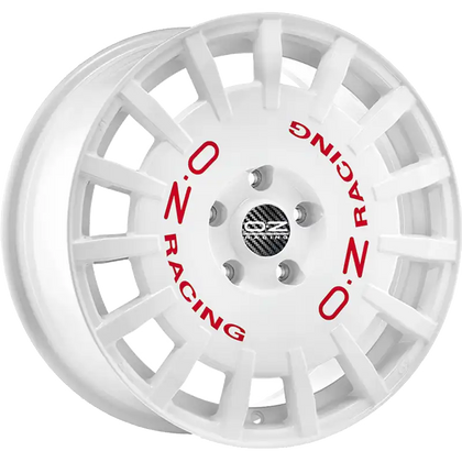 Alu kola OZ RALLY RACING 8x17 5x100 ET35 Race White Red Lettering