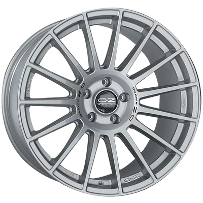 Alu kola OZ SUPERTURISMO DAKAR 9x21 5x112 ET50 Matt Race Silver Black Lettering | Wheelsup.cz
