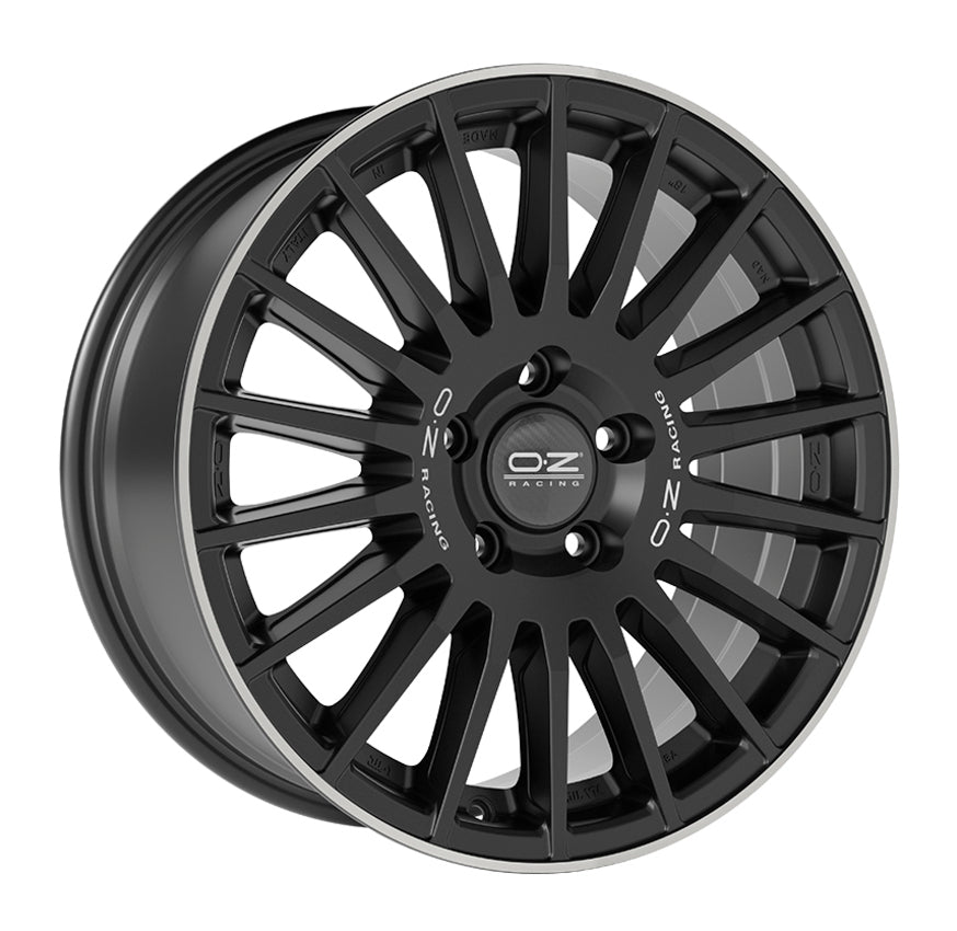 Alu kola OZ RALLY DESERT 8x18 5x112 ET35 Matt Black Silver Let. Diamond Lip | Wheelsup.cz