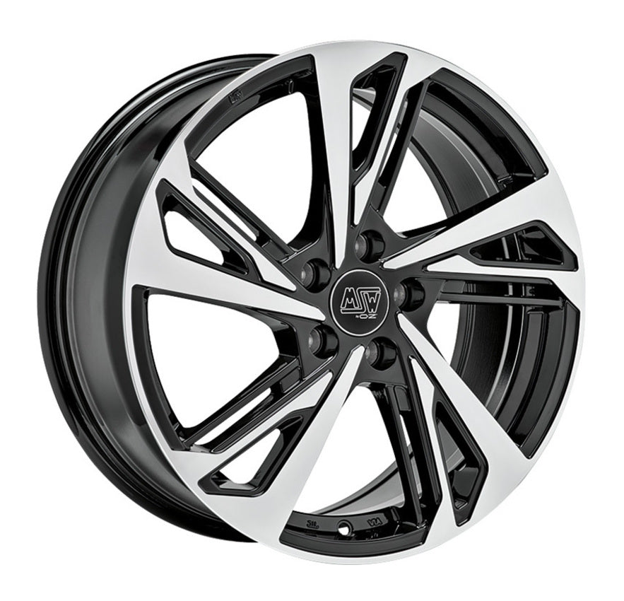 Alu kola MSW 60 7.5x18 5x112 ET50 Gloss Black Full Polished | Wheelsup.cz