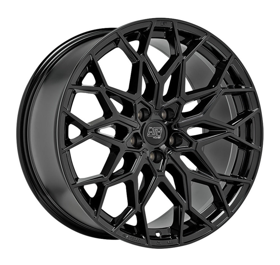Alu kola MSW 51 11.5x22 5x130 ET22 Gloss Black | Wheelsup.cz