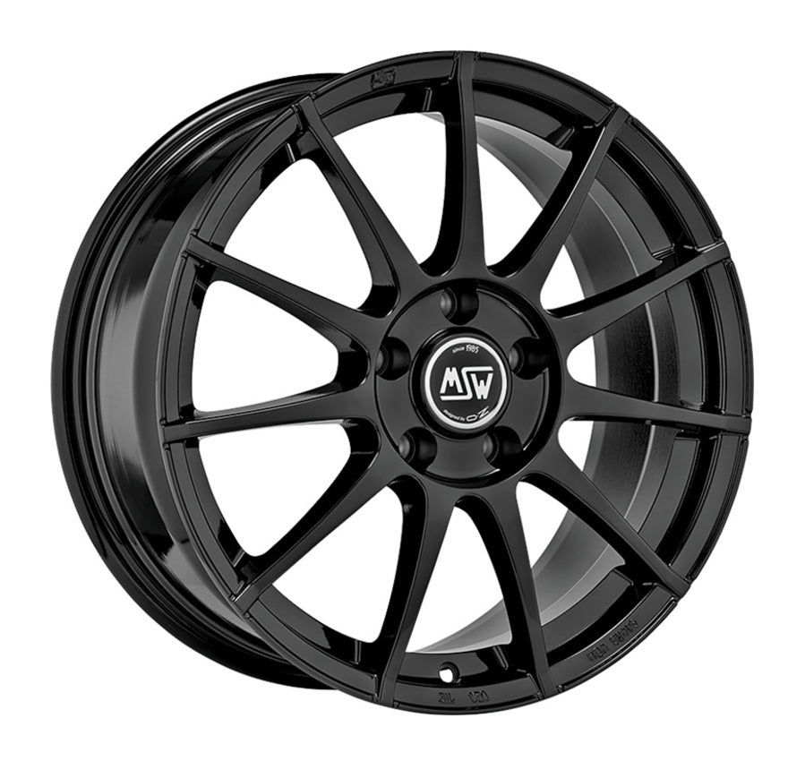 Alu kola MSW 85 8.5x19 5x112 ET30 Gloss Black
