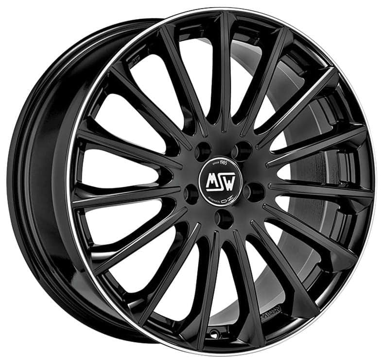 Alu kola MSW 30 8x19 5x112 ET43 66,6 černá WheelsUp