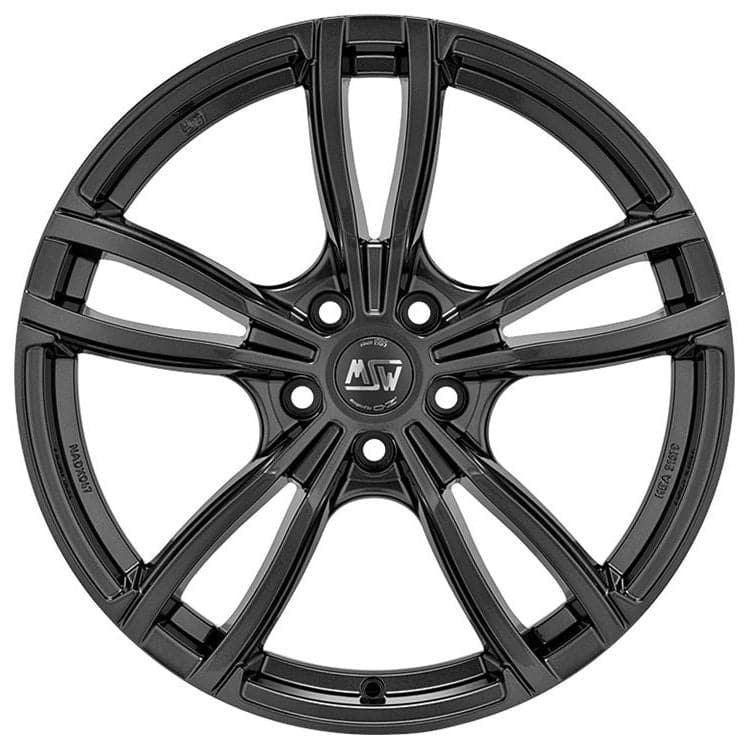 Alu kola MSW 73 7,5x17 5x120 ET32 72,56 Gloss Dark Grey WheelsUp