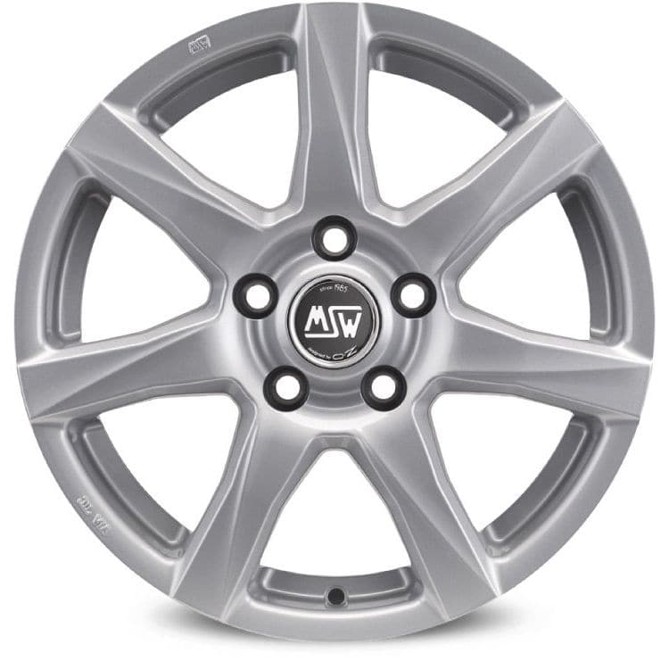 Alu kola MSW 77 6x15 5x100 ET45 54,1 stříbrná WheelsUp