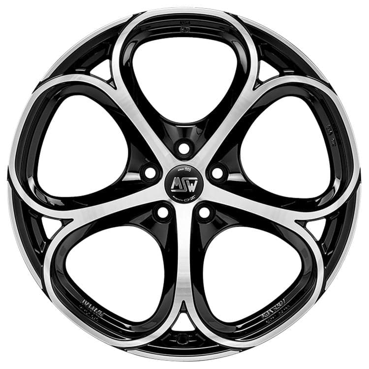 Alu kola MSW 82 8x19 5x110 ET33 65,1 černá WheelsUp