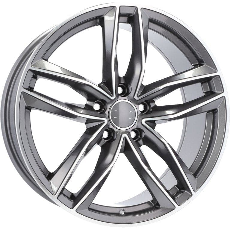 Alu kola Racing Line BK690 8x18 5x112 ET39 šedá, Audi WheelsUp