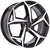 Alu kola pro Volkswagen B5340 7.5x18 5x100 ET41 57.1 Black Polished