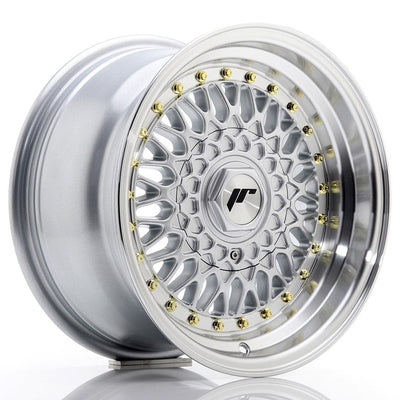 Alu kola Japan Racing JR9 15x8 ET20 4x100/108 Silver w/Machined Lip WheelsUp