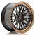 Alu kola Japan Racing JR10 16x8 ET20 4x100/108 Matt Black w/Bronze Lip
