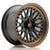 Alu kola Japan Racing JR10 15x8 ET20 4x100/108 Matt Black w/Bronze Lip