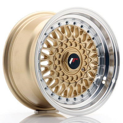 Alu kola Japan Racing JR9 15x8 ET20 BLANK Gold w/Machined Lip WheelsUp
