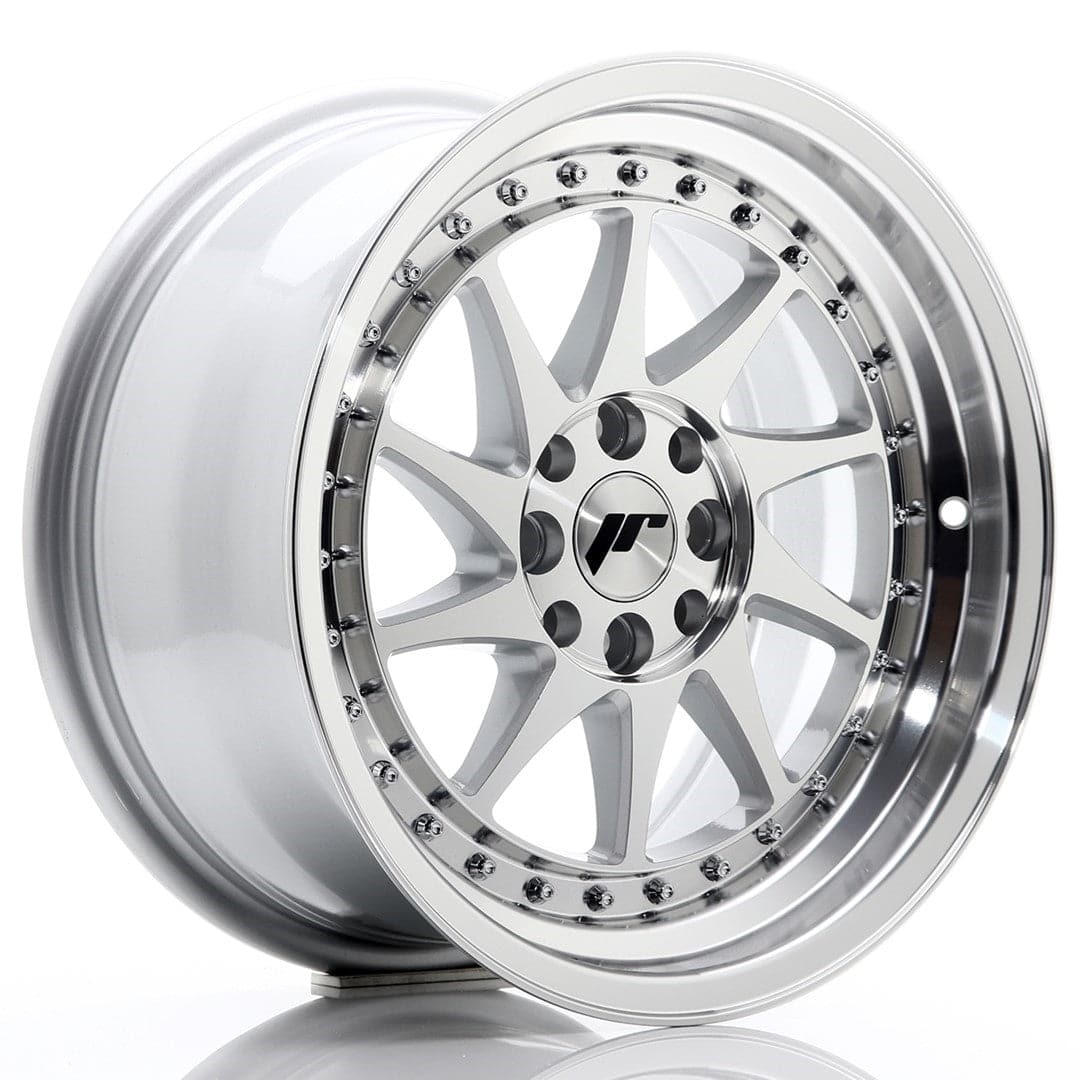 Alu kola Japan Racing JR26 16x8 ET25 4x100/108 Silver Machined Face WheelsUp