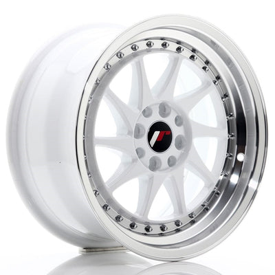 Alu kola Japan Racing JR26 16x8 ET25 4x100/108 White w/Machined Lip WheelsUp