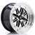 Alu kola Japan Racing JR31 15x7.5 ET20 4x100 Gloss Black Machined Face