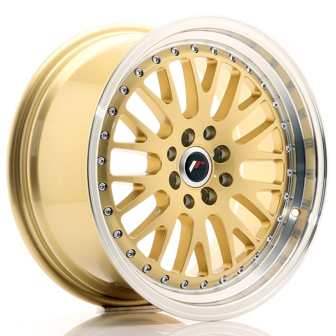 Alu kola Japan Racing JR10 17x8 ET35 4x100/114 Gold w/Machined Lip WheelsUp