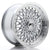 Alu kola Japan Racing JR9 16x7,5 ET25 4x100/108 Silver w/Machined Lip+Silver Rivets