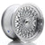 Alu kola Japan Racing JR9 16x9 ET20 4x100/108 Silver w/Machined Lip+Silver Rivets