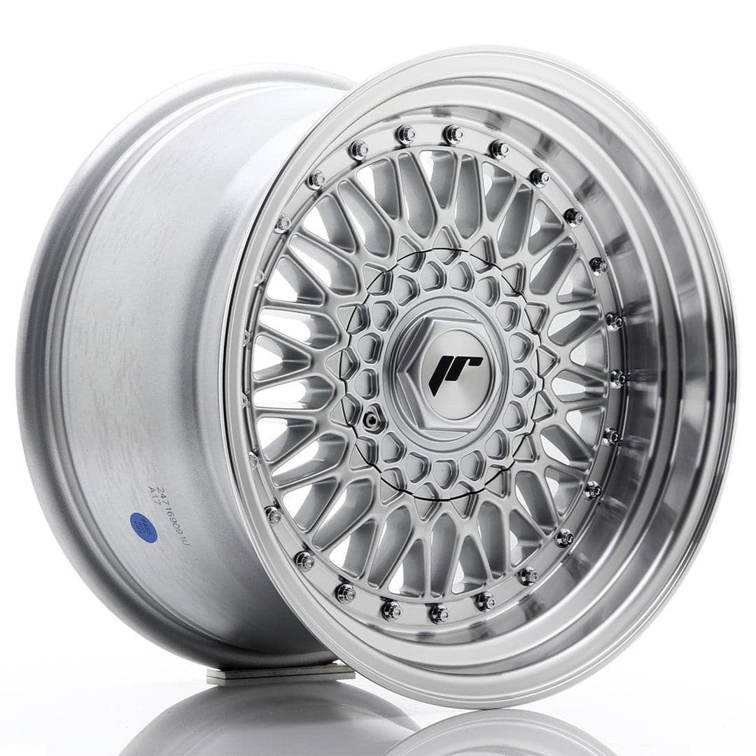 Alu kola Japan Racing JR9 16x9 ET20 4x100/108 Silver w/Machined Lip+Silver Rivets WheelsUp